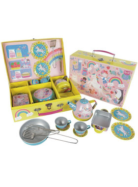 Floss & Rock Kitchen service Rainbow Fairy 12 pieces with music