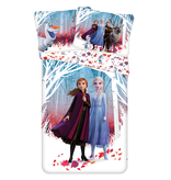 Disney Frozen Dekbedovertrek Leaves - Eenpersoons - 140 x 200 cm - Polyester