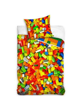 Bricks Duvet cover Bricks 140 x 200 65 x 65 cm Cotton