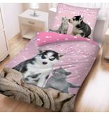 Animal Pictures Duvet cover HappierTogether - Single - 140 x 200 cm - Cotton