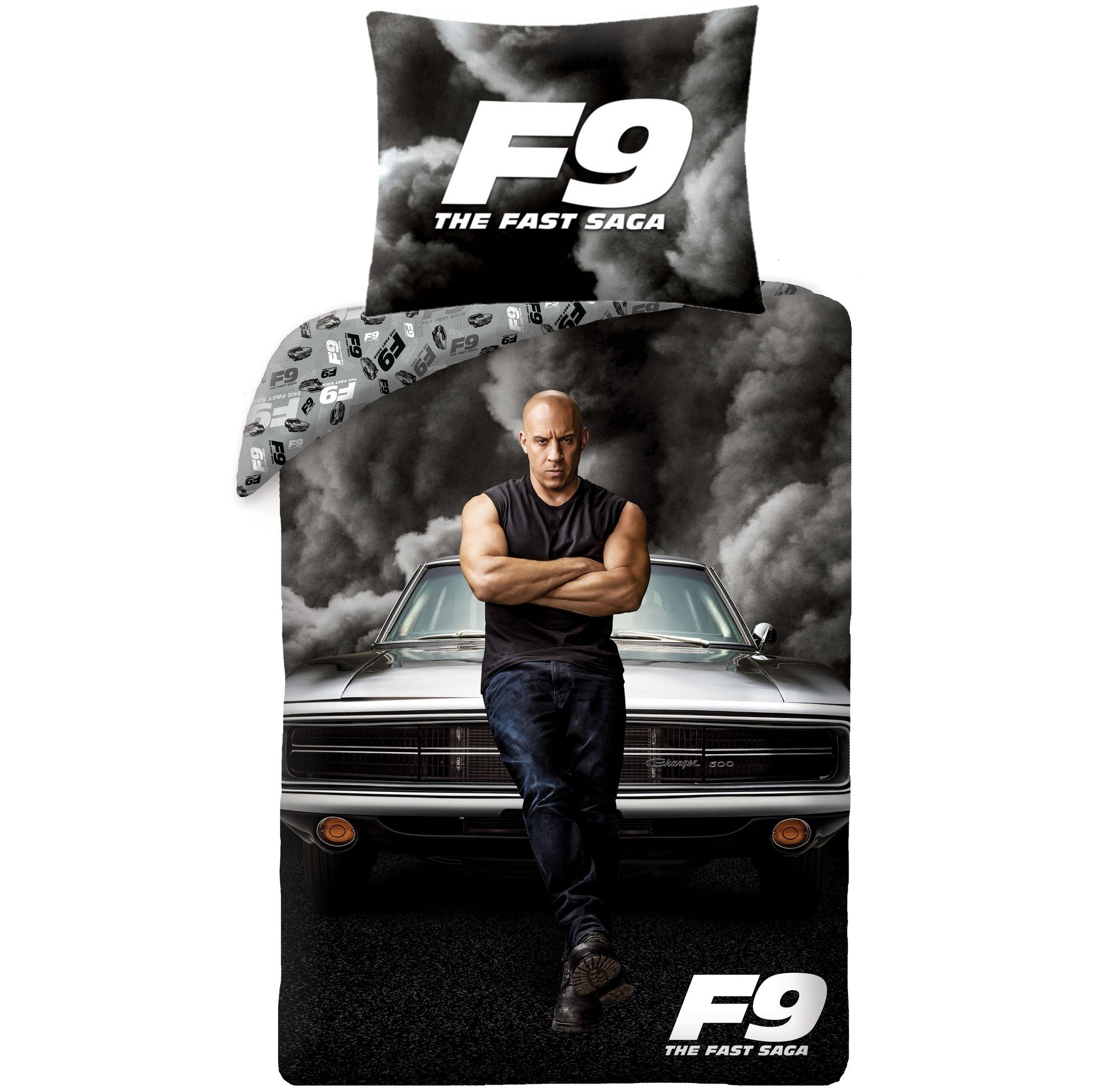 The Fast and the Furious Dekbedovertrek F9 - Eenpersoons - 140 x 200 cm - Katoen