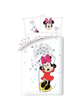 Disney Minnie Mouse Duvet cover Flower 140 x 200 cm + 70 x 90 cm Cotton