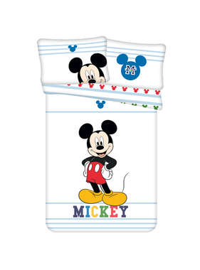 Disney Mickey Mouse BABY Dekbedovertrek Smile 100 x 135 cm Katoen