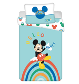 Disney Mickey Mouse BABY Duvet cover Rainbow - 100 x 135 cm - Cotton
