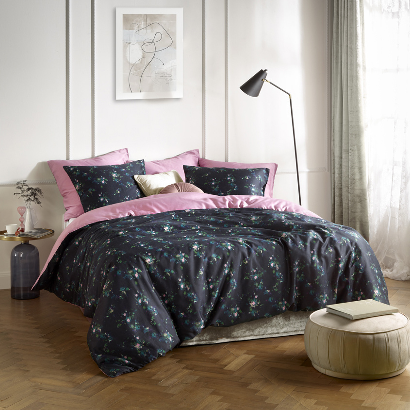 De Witte Lietaer Duvet cover Aurelia Blush - Lits Jumeaux - 240 x 220 cm - Cotton Satin