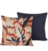 De Witte Lietaer Throw Pillowcase Set Junglecat Dress Blues - 40 x 40 cm - Satin Cotton