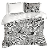 De Witte Lietaer Duvet cover Zebra Eggshell - Double - 200 x 200/220 cm - Cotton Satin