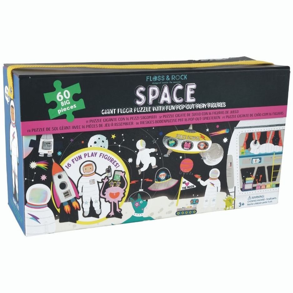 Floss & Rock Floor puzzle 60 pcs., Space - 131 x 39 cm