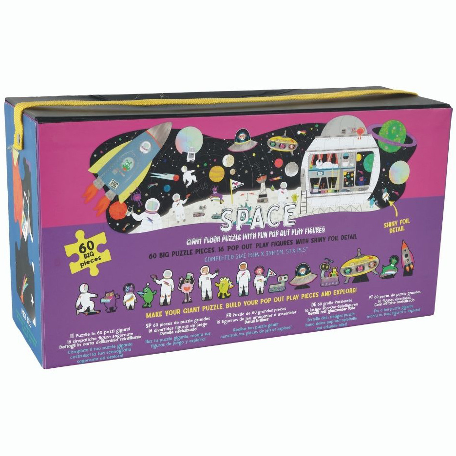 Floss & Rock Floor puzzle 60 pcs., Space - 131 x 39 cm