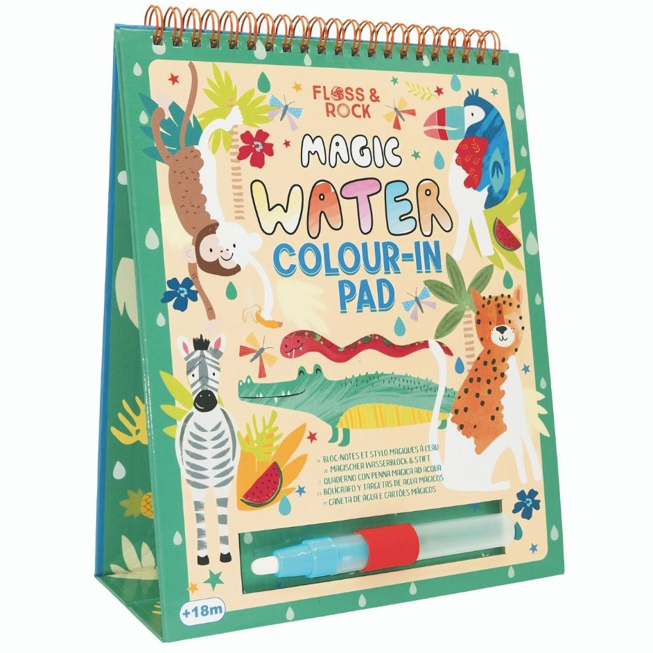 Floss & Rock Water Flip Kaarten, Jungle - 26 x 20 x 9cm