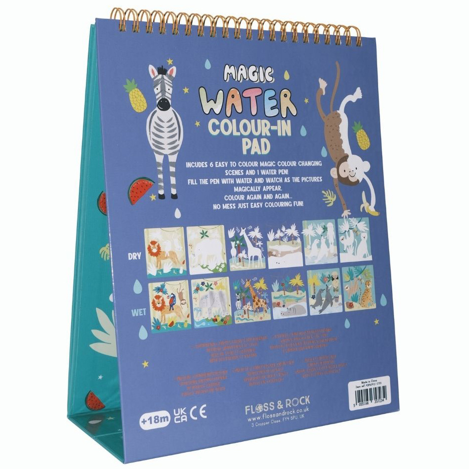 Floss & Rock Water Flip Kaarten, Jungle - 26 x 20 x 9cm