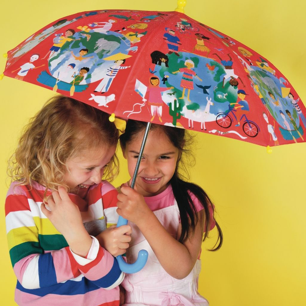 Floss & Rock Umbrella One World - 60 cm x 66 cm - Changes color!