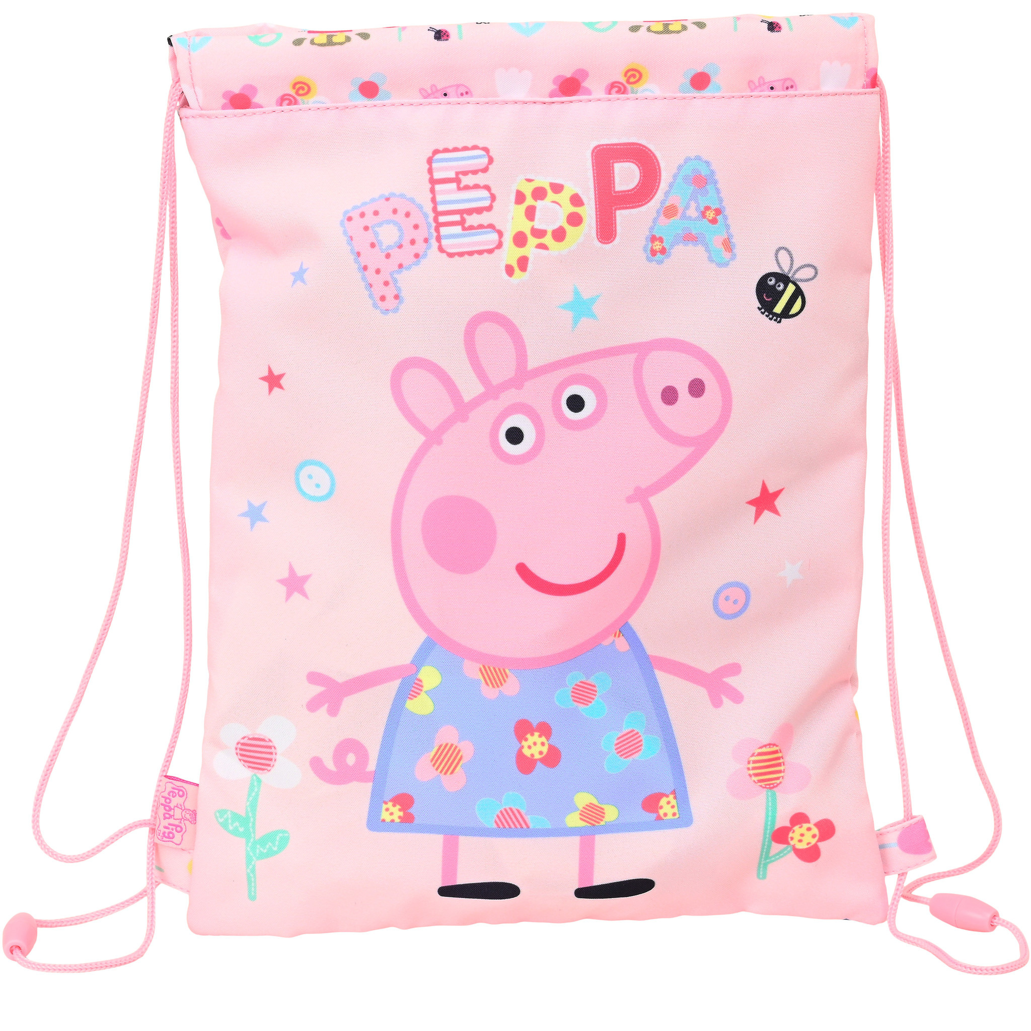 Peppa Pig Junior Gymbag, Having Fun - 34 x 26 cm - Polyester