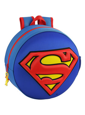 Superman Toddler backpack 3D Logo 31 x 31 cm Polyester