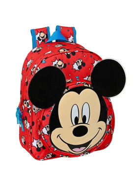 Disney Mickey Mouse Backpack Happy Smiles - 34 x 28 x 10 cm - Polyester