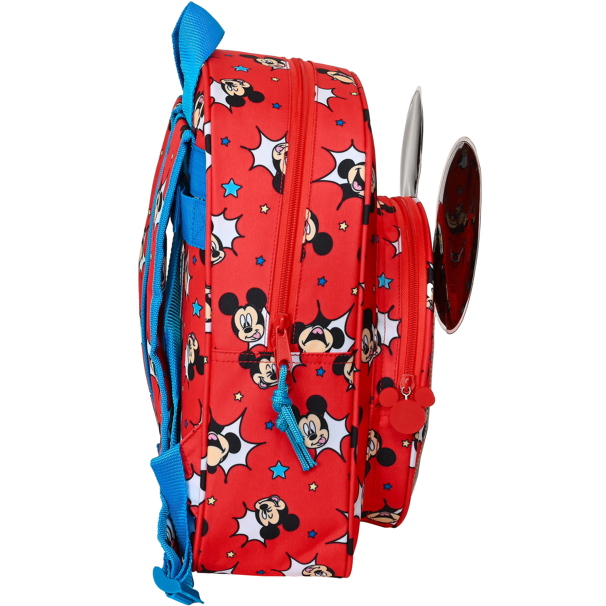 Disney Mickey Mouse Backpack, Happy Smiles - 34 x 28 x 10 cm - Polyester