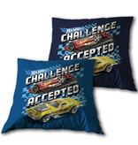 Hot Wheels Decorative pillow, Challenge Accepted - 35 x 35 cm - Polyester