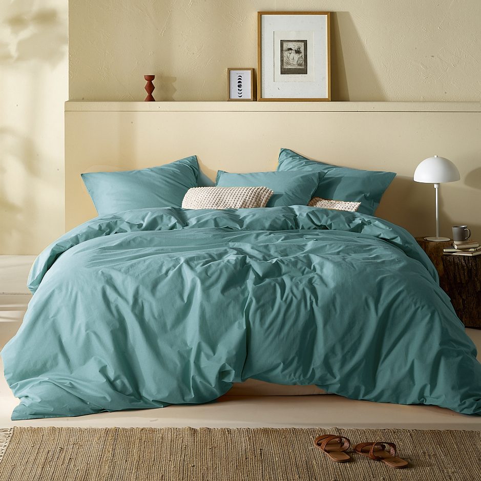 Moodit Duvet cover Basil Arctic - Double - 200 x 220 cm - Cotton