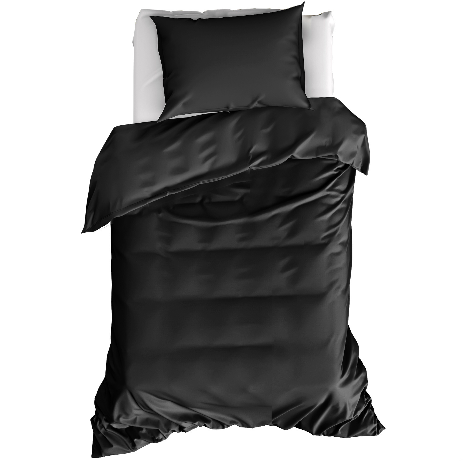 Moodit Duvet cover Basil Black - Single - 140 x 220 cm - Cotton