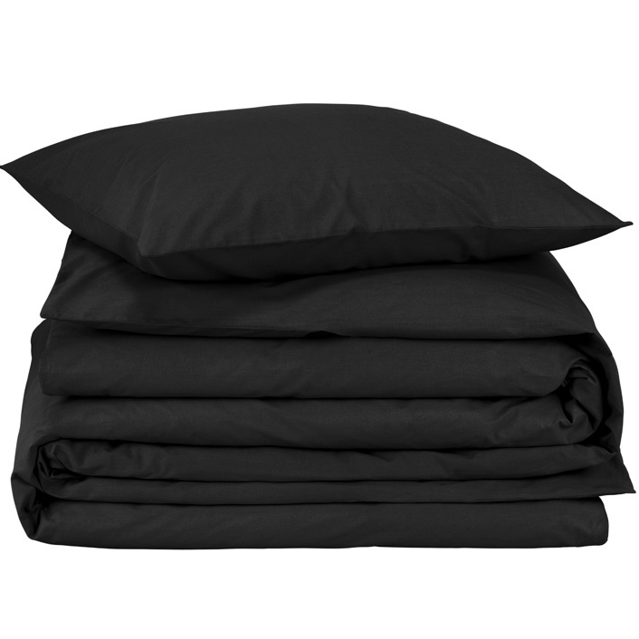 Moodit Duvet cover Basil Black - Single - 140 x 220 cm - Cotton