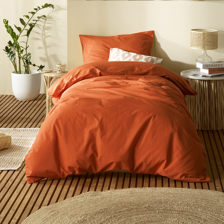 Moodit Duvet cover Basil Bronze - Single - 140 x 220 cm - Cotton