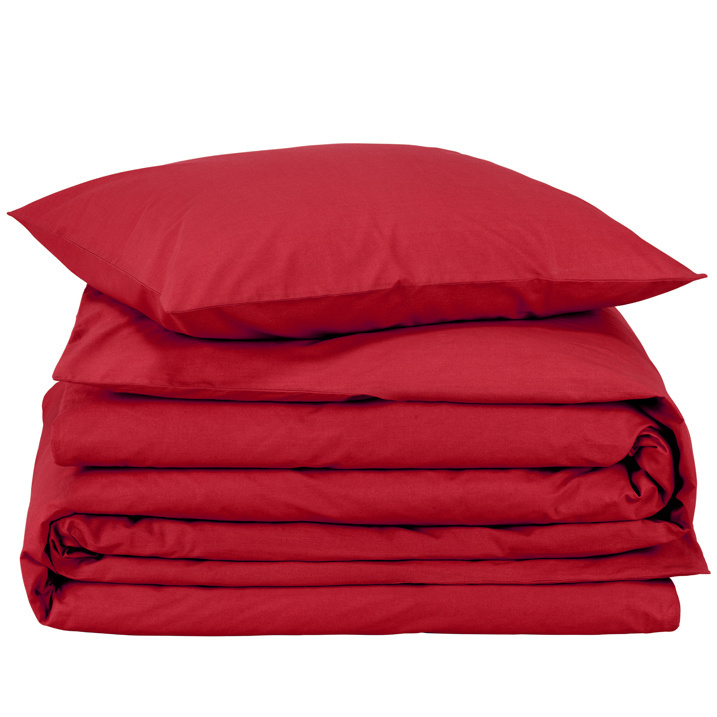 Moodit Duvet cover Basil Deep Red - Single - 140 x 220 cm - Cotton