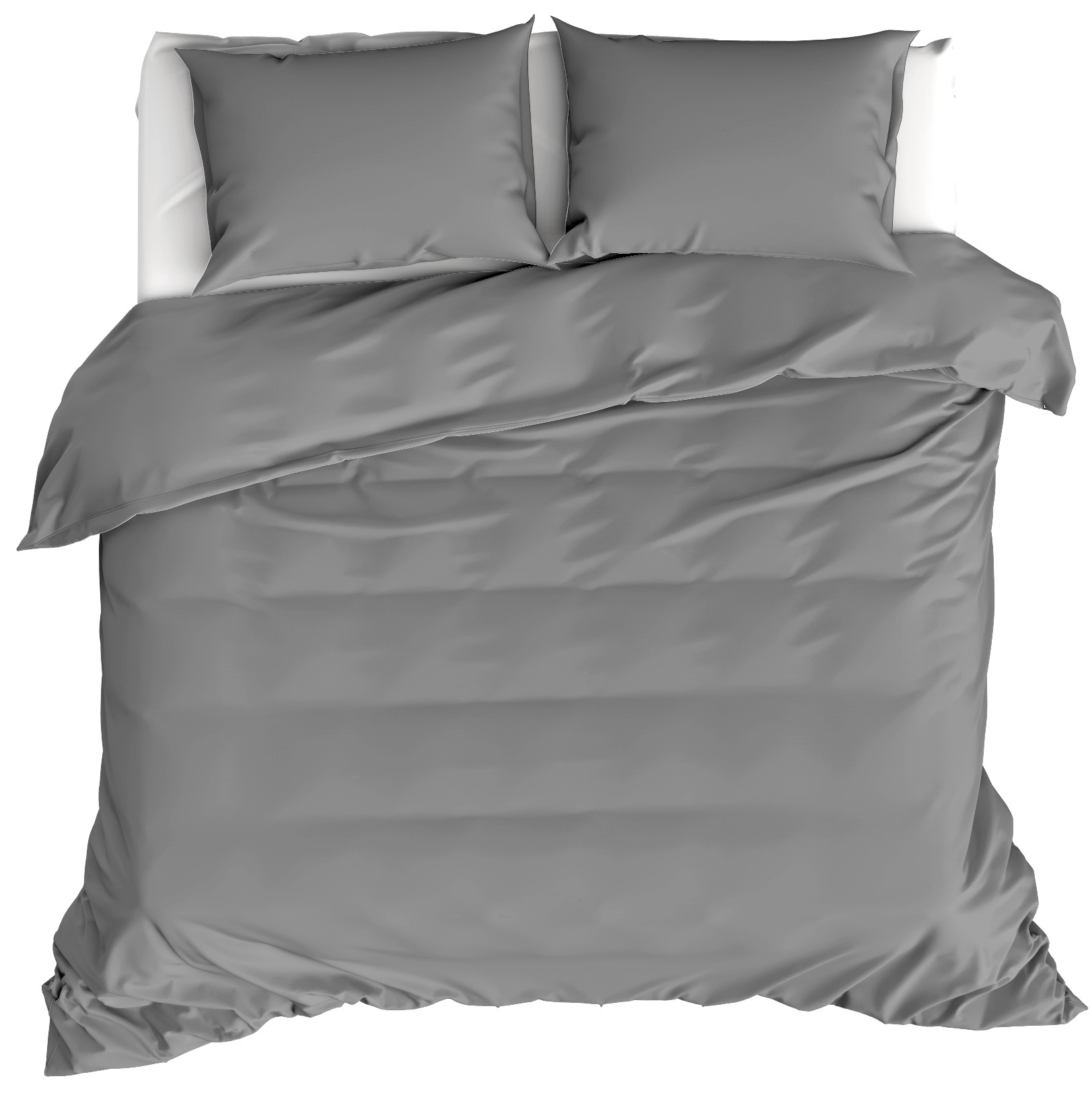 Moodit Duvet cover Basil Grey - Double - 200 x 220 cm - Cotton