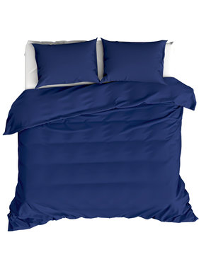 Moodit Dekbedovertrek Basil Navy Blue 200 x 220 Katoen