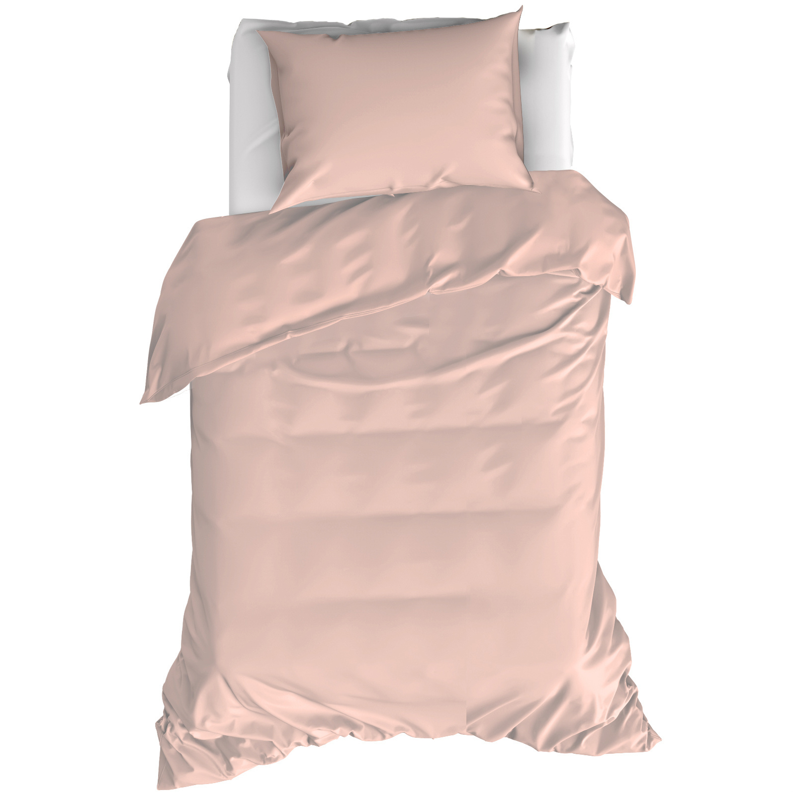 Moodit Duvet cover Basil Pearl Pink - Single - 140 x 220 cm - Cotton