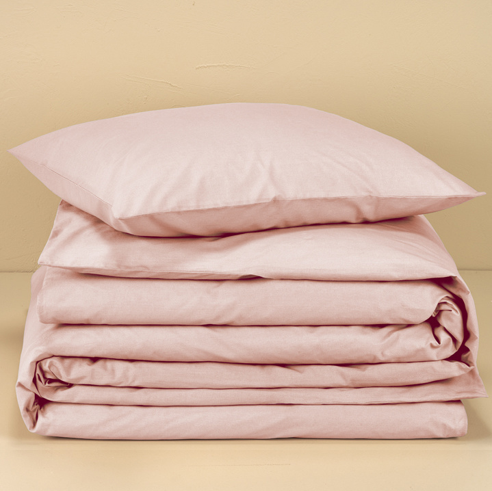 Moodit Duvet cover Basil Pearl Pink - Single - 140 x 220 cm - Cotton