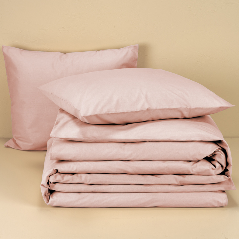 Moodit Duvet cover Basil Pearl Pink - Double - 200 x 220 cm - Cotton