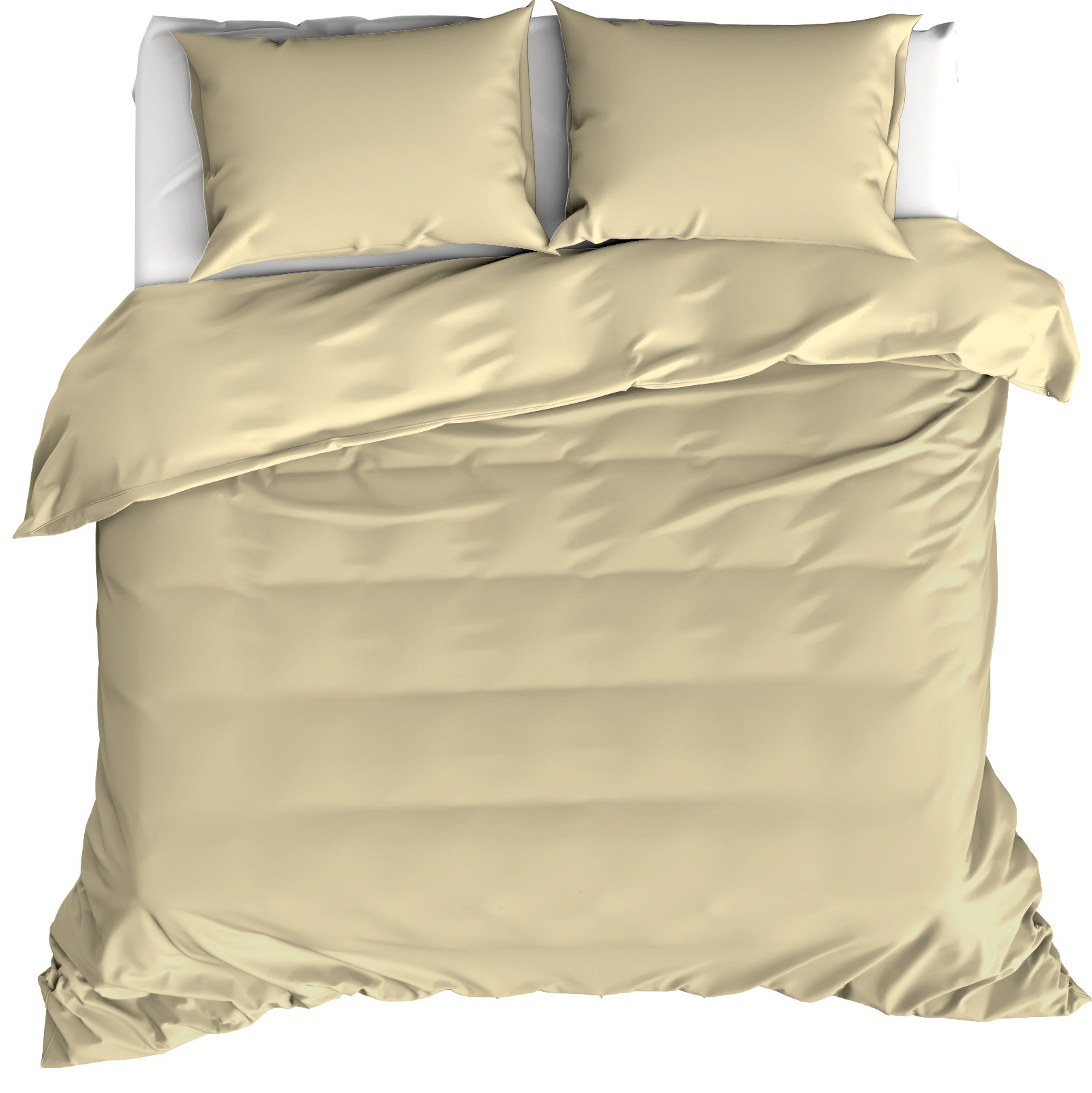 Moodit Duvet cover Basil Sand - Lits Jumeaux - 240 x 220 cm - Cotton