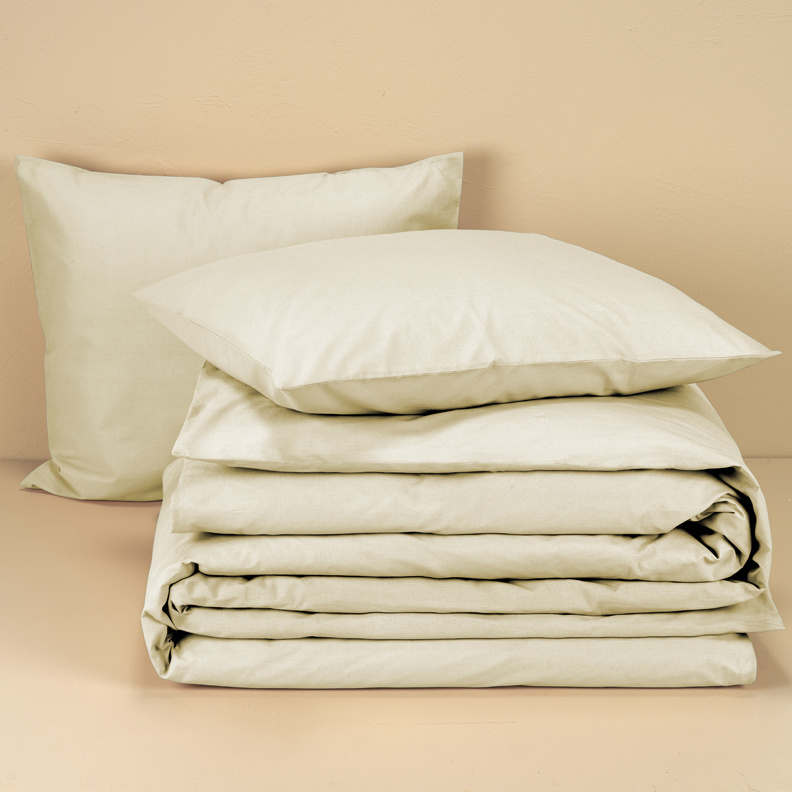 Moodit Duvet cover Basil Sand - Lits Jumeaux - 240 x 220 cm - Cotton