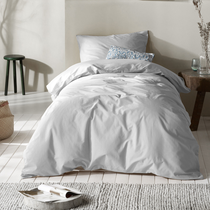 Moodit Duvet cover Basil Silver - Single - 140 x 220 cm - Cotton