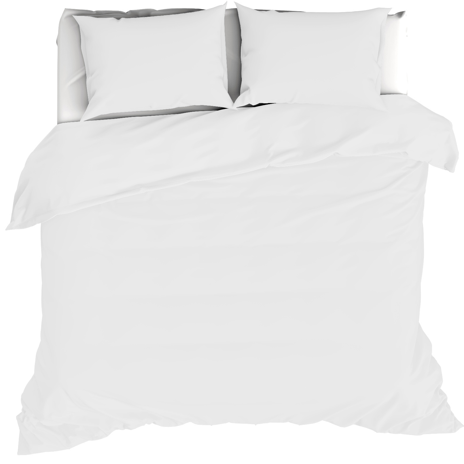 Moodit Duvet cover Basil White - Lits Jumeaux - 240 x 220 cm - Cotton