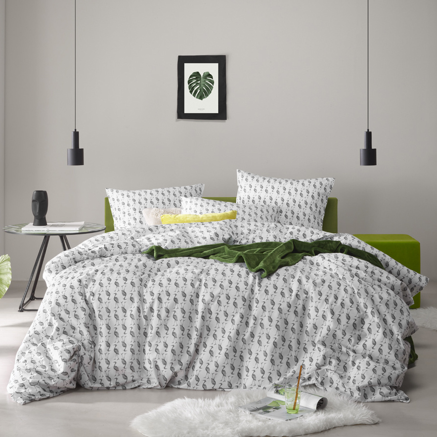 Moodit Duvet cover Odil Otis - Double - 200 x 220 cm - Cotton