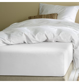 Moodit Fitted sheet Alina White - 90 x 200 cm - Cotton Jersey