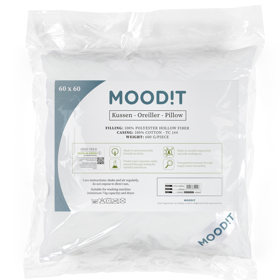 Moodit Pillow Winston - 60 x 60 cm - Polyester filling