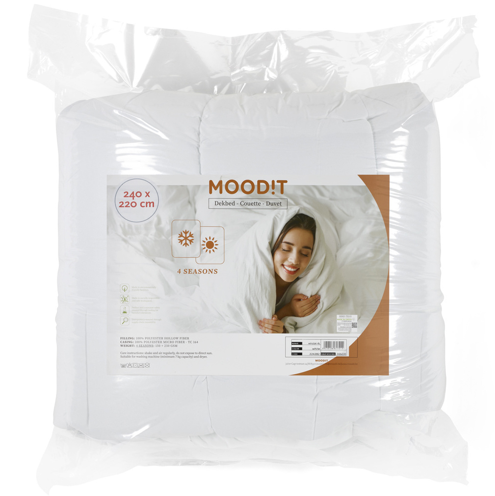 Moodit Moodid Dekbed 200x220-cm wit 150 + 250gsm_4-seasons