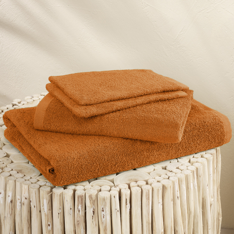 Moodit Bath towels Troy Bronze - 2 washcloths + 1 towel + 1 shower towel