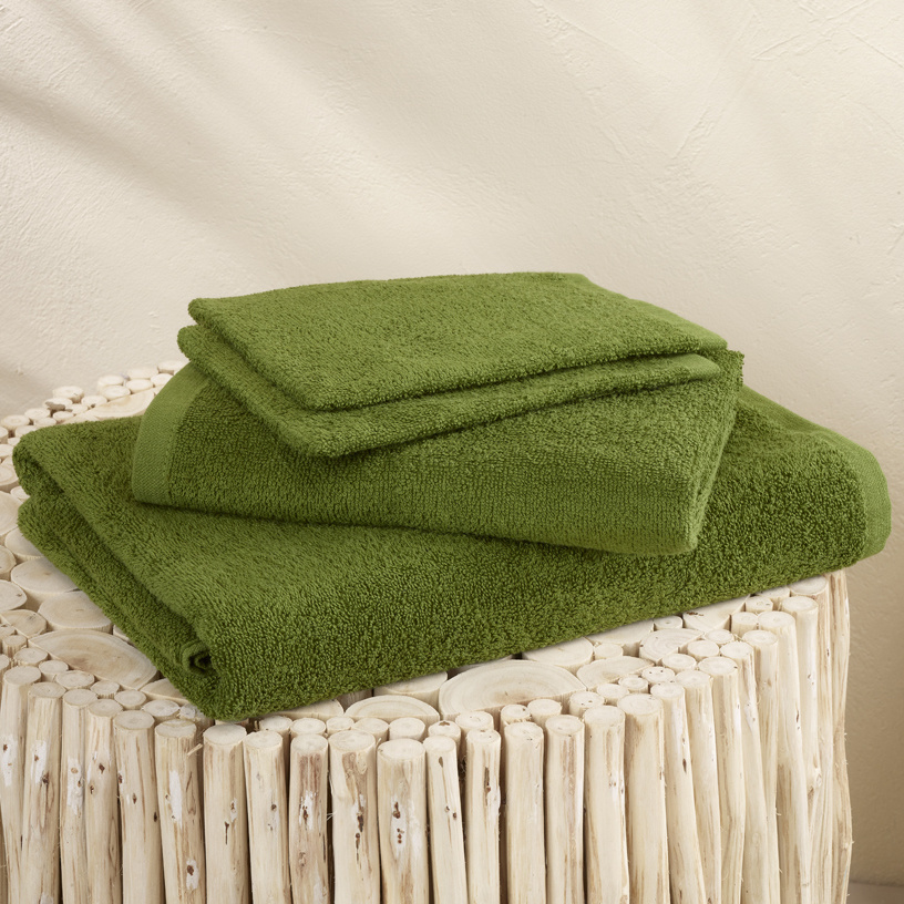 Moodit Bath towels Troy Cactus - 2 washcloths + 1 towel + 1 shower towel