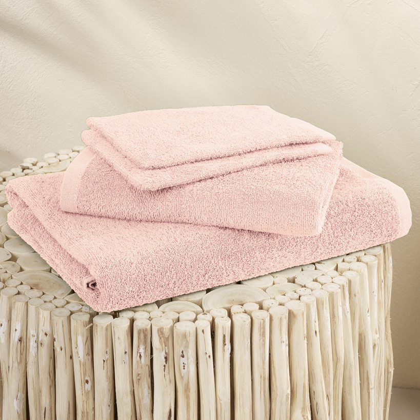 Moodit Bath towels Troy Pearl Pink - 2 washcloths + 1 towel + 1 shower towel