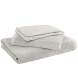 Moodit Badlinnen Troy Silver - 2 washandjes + 1 handdoek + 1 douchelaken