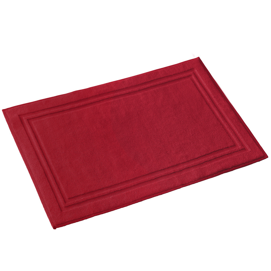 Moodit Bath mat King Deep Red - 60 x 100 cm - 100% Cotton
