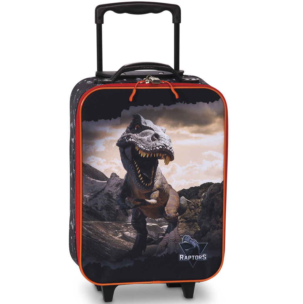 Fabrizio Trolley Dinosaur Raptors - 40 x 30 x 15 cm - Polyester