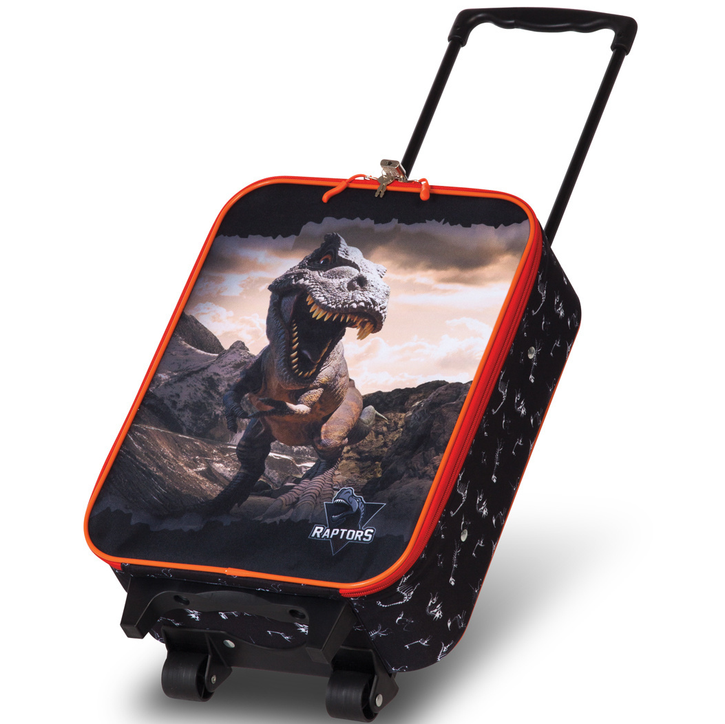 Fabrizio Trolley Dinosaur Raptors - 40 x 30 x 15 cm - Polyester