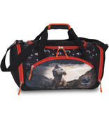 Fabrizio Sports bag, Dinosaur Raptor - 35 x 22 x 18.5 cm - Polyester