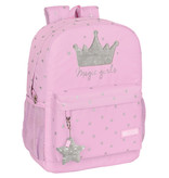 MOOS Laptop Backpack 15.6", Magic Girls - 42 x 30 x 8 cm - Polyester