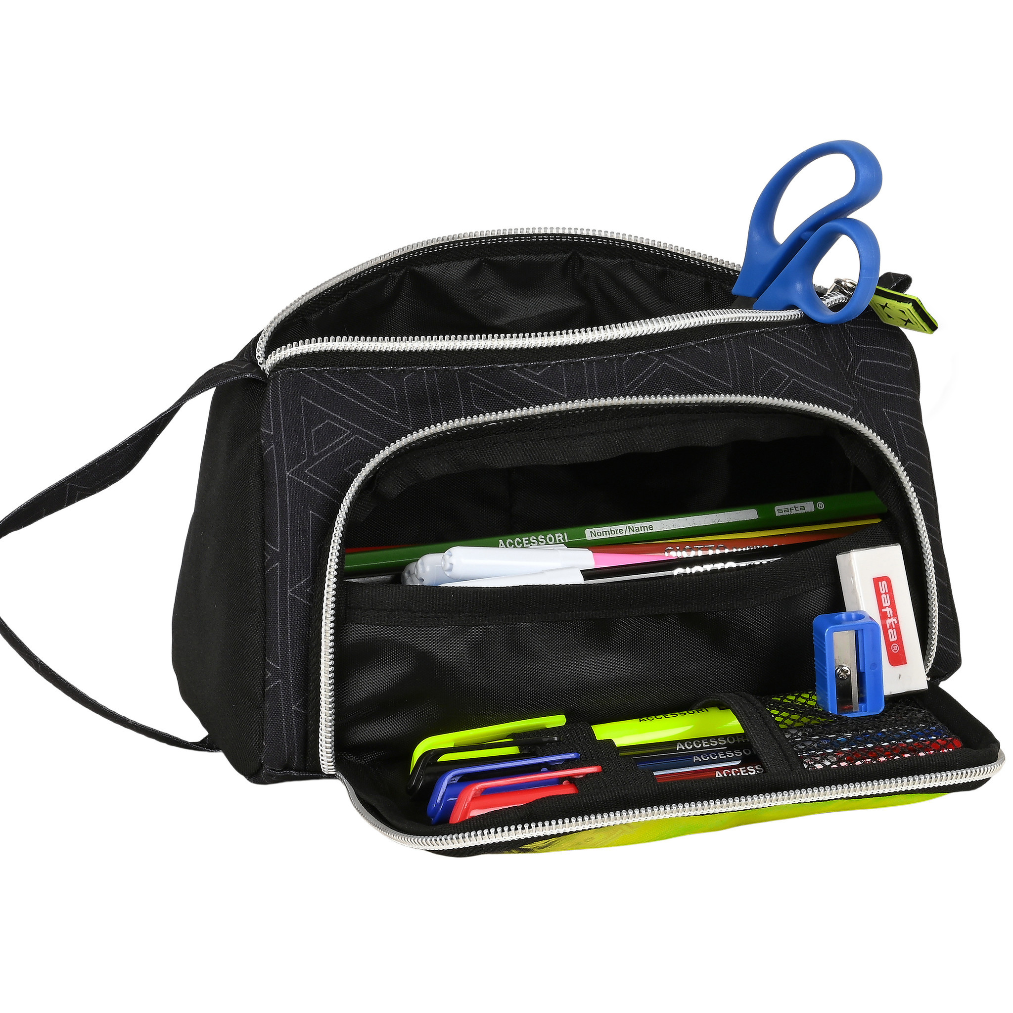 Nerf Gevuld etui, Neon - 32 stuks - 20 x 11 x 8 cm - Polyester