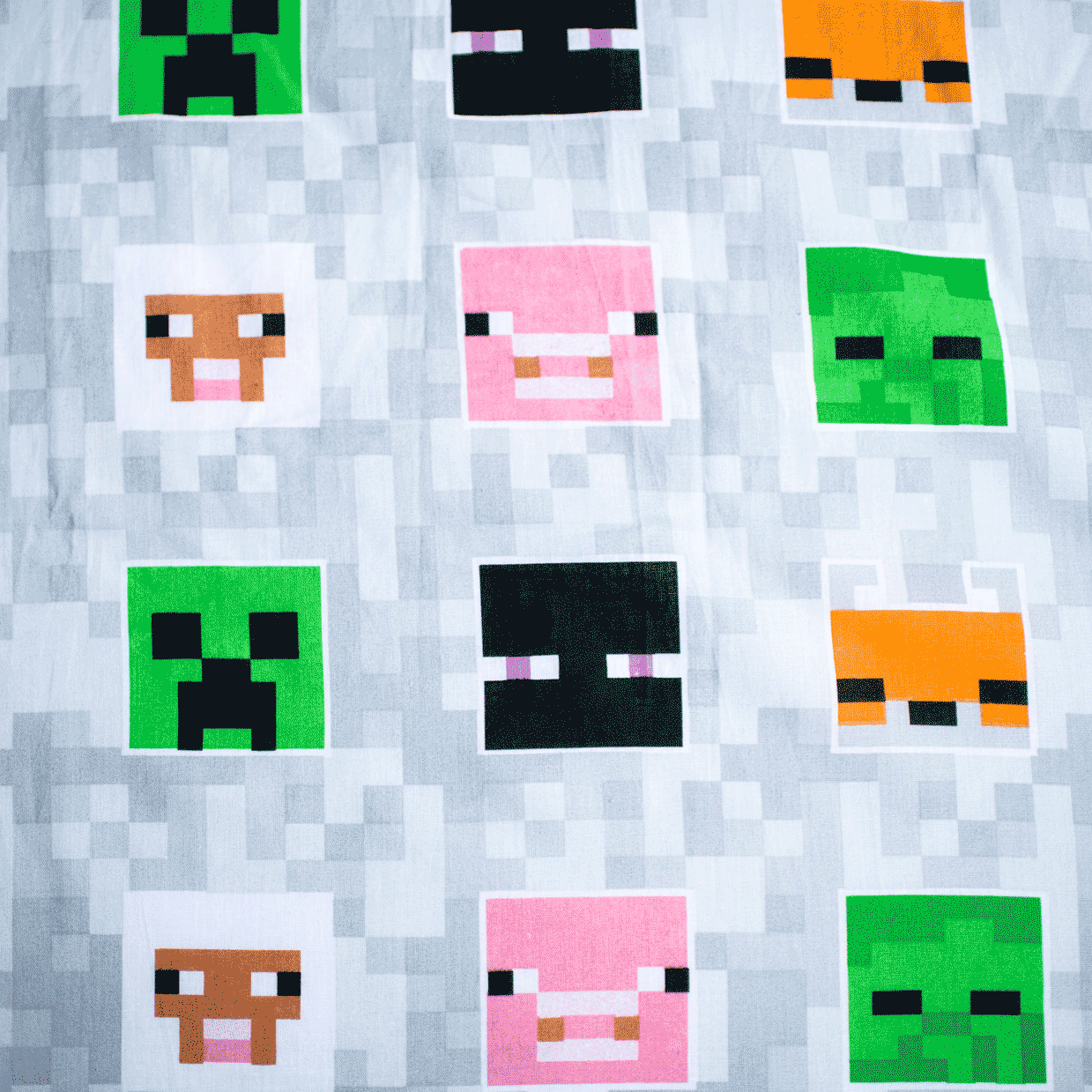 Minecraft Hoeslaken Adventure - Eenpersoons - 90 x 200 cm - Katoen